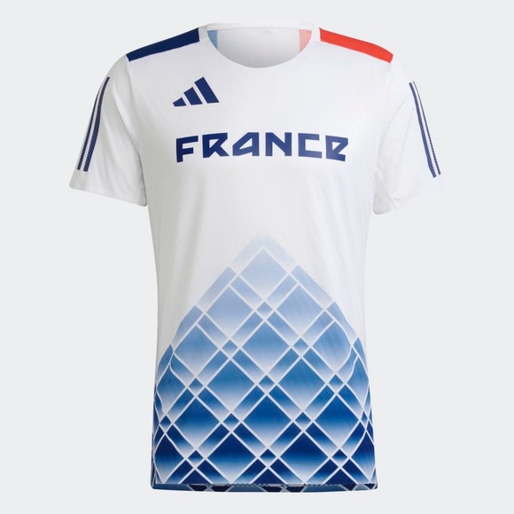{adidas} ADIZERO PROMO T-SHIRT - Sz L kids 16-18 š«š·ā½ļø - Picture 1 of 10